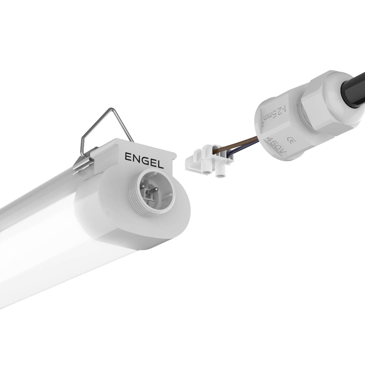 Engel Exton Eco 120cm LED-Feuchtraumleuchte 33W 3300lm IP65