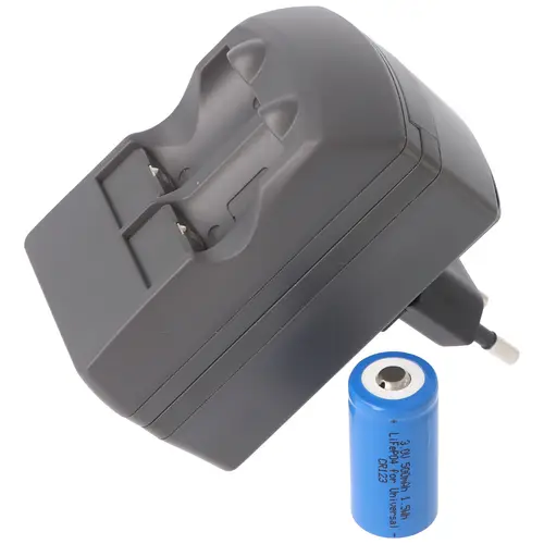 Ladegerät für 3,0 Volt Akku, Charger für CR2, CR123 Batterien, ohne Batterien Ladegerät für 3,0 Volt Akku, Charger für CR2, CR123 Batterien, ohne Batterien