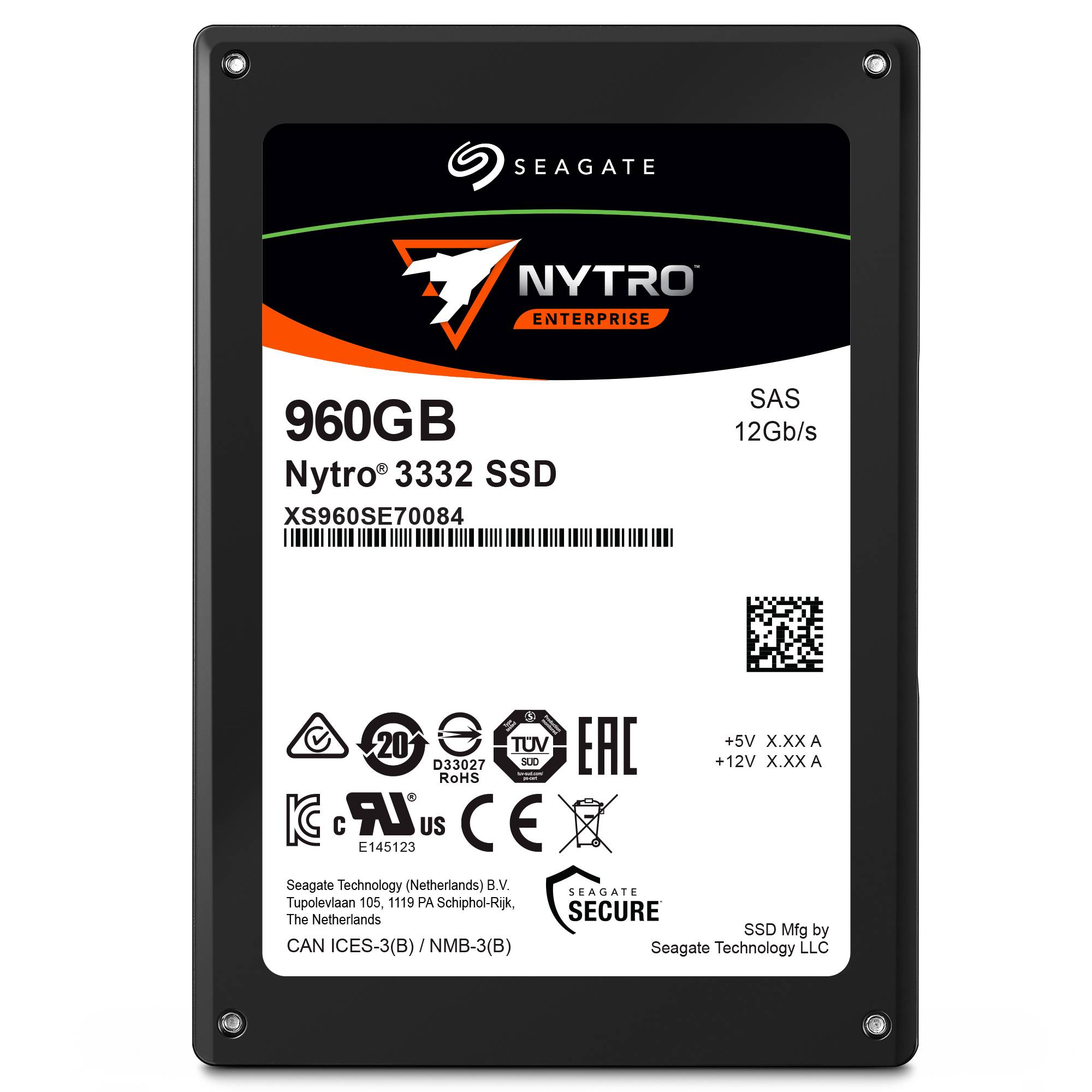 Seagate Nytro 3332 XS1920SE70084 - Solid-State-Disk - 1.92 TB - intern - 2.5" (6.4 cm)