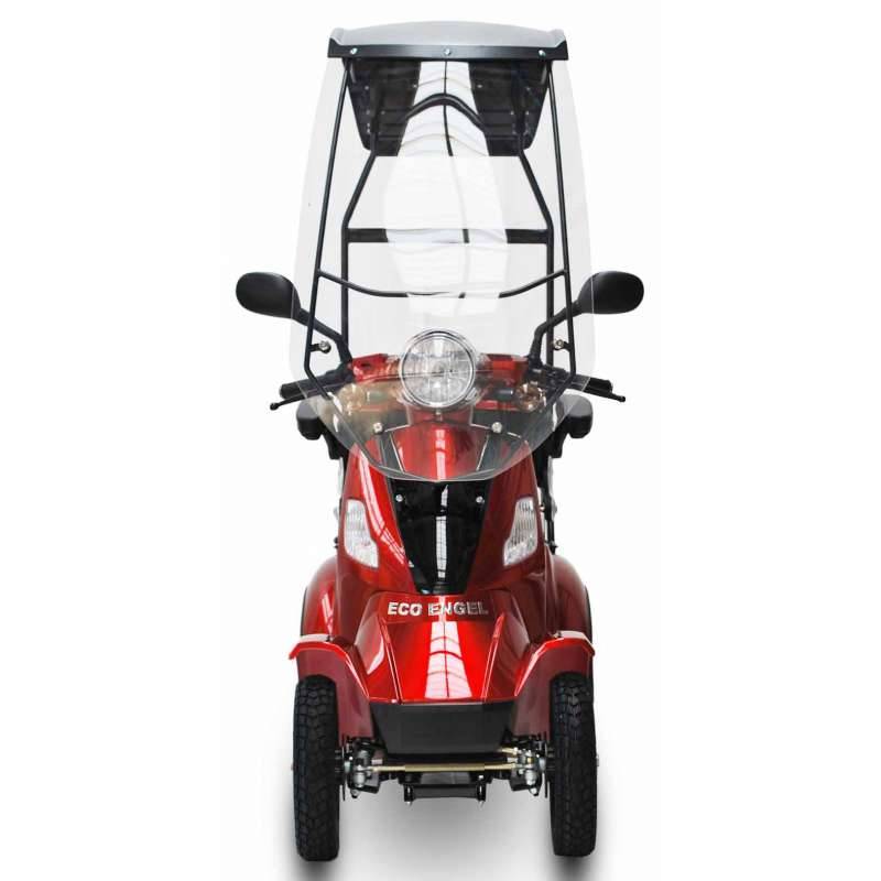 ECO ENGEL 510 Rot E-Scooter 4 Räder 25 km/h mit Dach Seniorenmobil