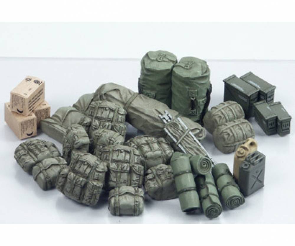 Modellbau Tamiya 300035266 1:35 Diorama-Set US Militär Zub. Modern