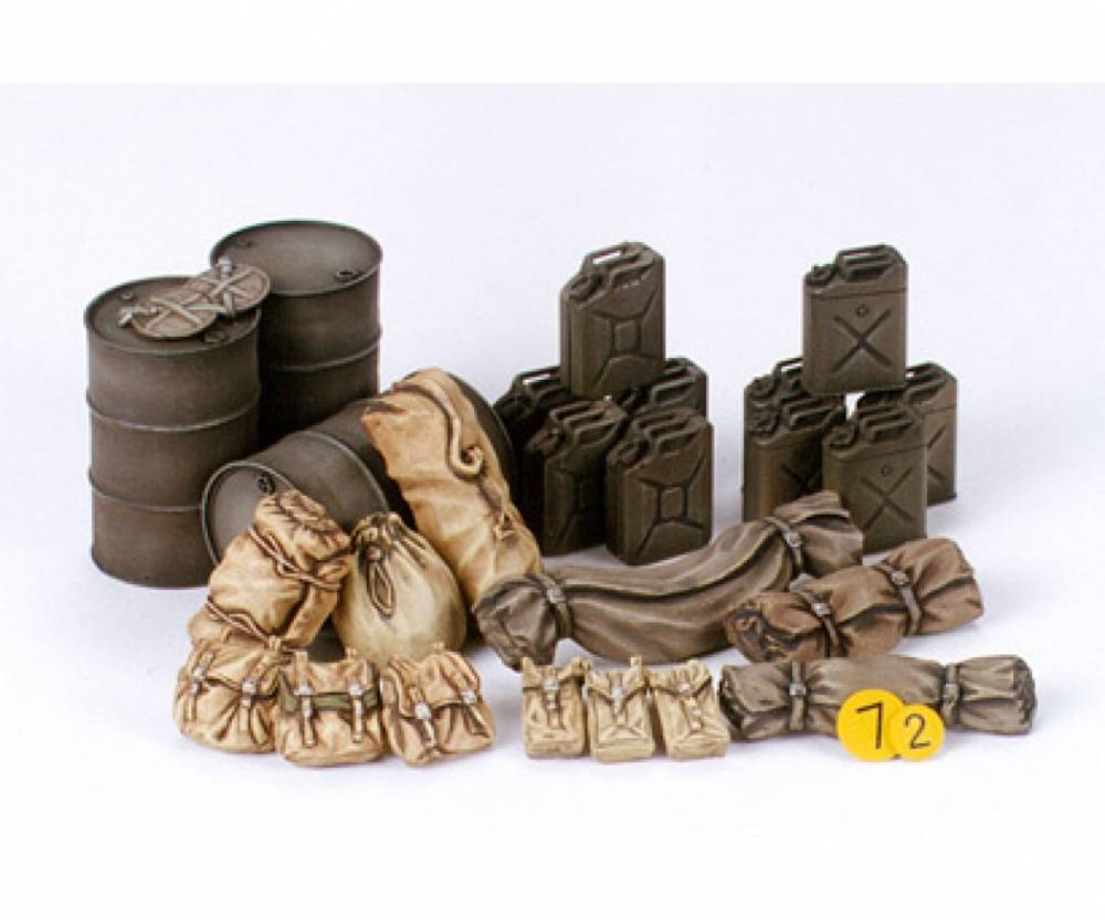 Modellbau Tamiya 300035229 1:35 Diorama-Set Zubehör f.Allierte Fhz.