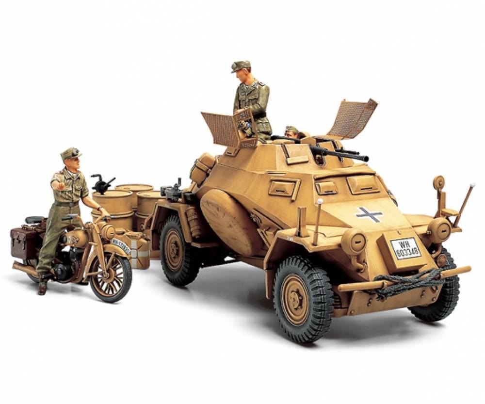 Modellbau Tamiya 300035286 1:35 Deutsche SdKfz. 222 Späh-Pz Nord Afr.