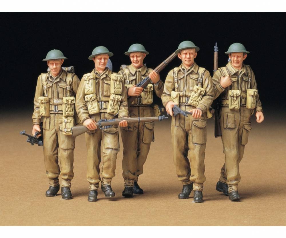 Modellbau Tamiya 300035223 1:35 Figuren-Set Britischer Infant. Patrol.