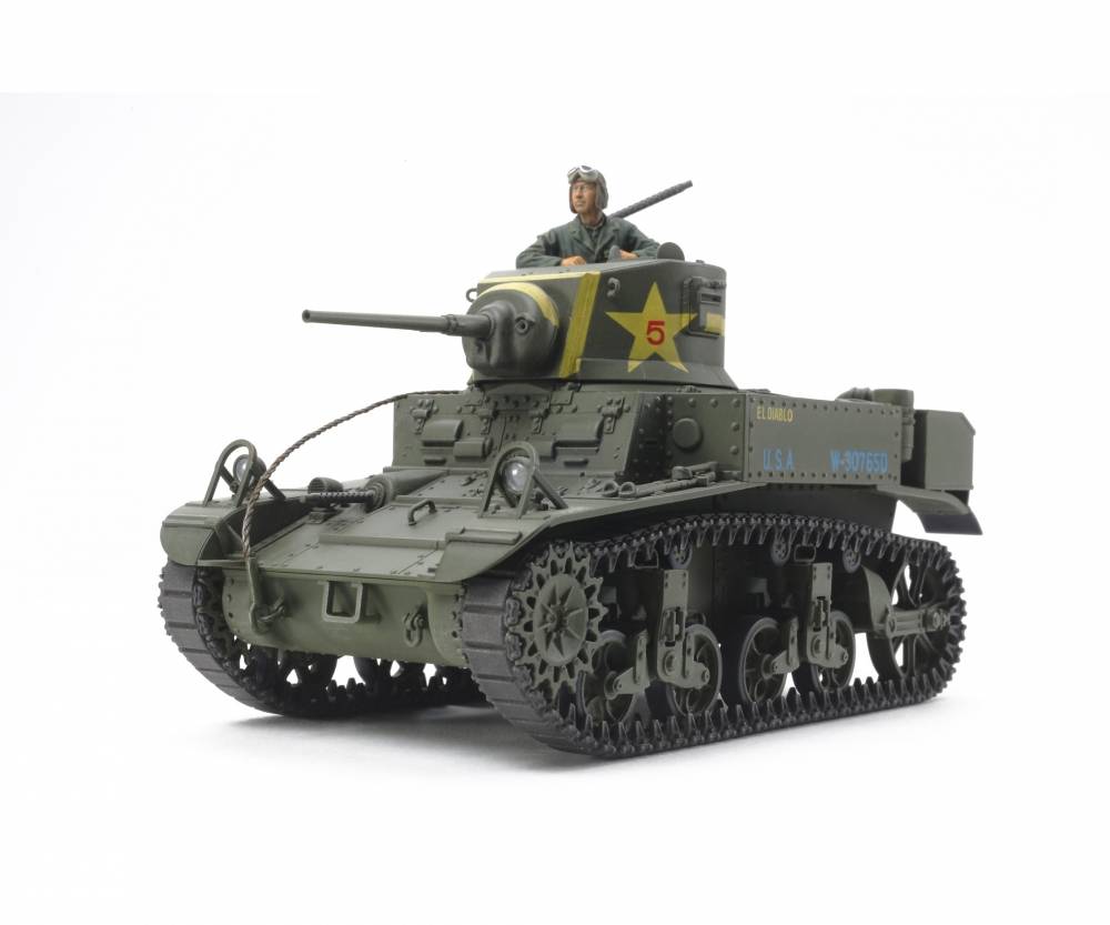 Modellbau Tamiya 300035360 1:35 US M3 Stuart Späte Produktion