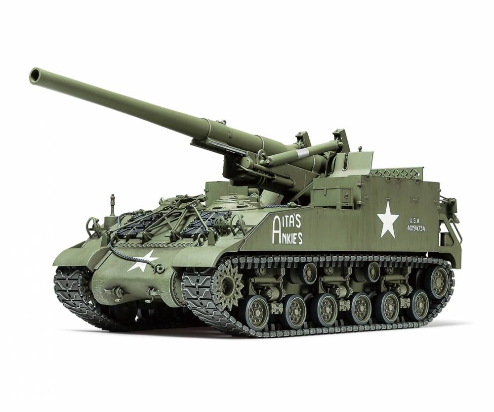 Modellbau Tamiya 300035351 1:35 US M40 155mm Haubitze