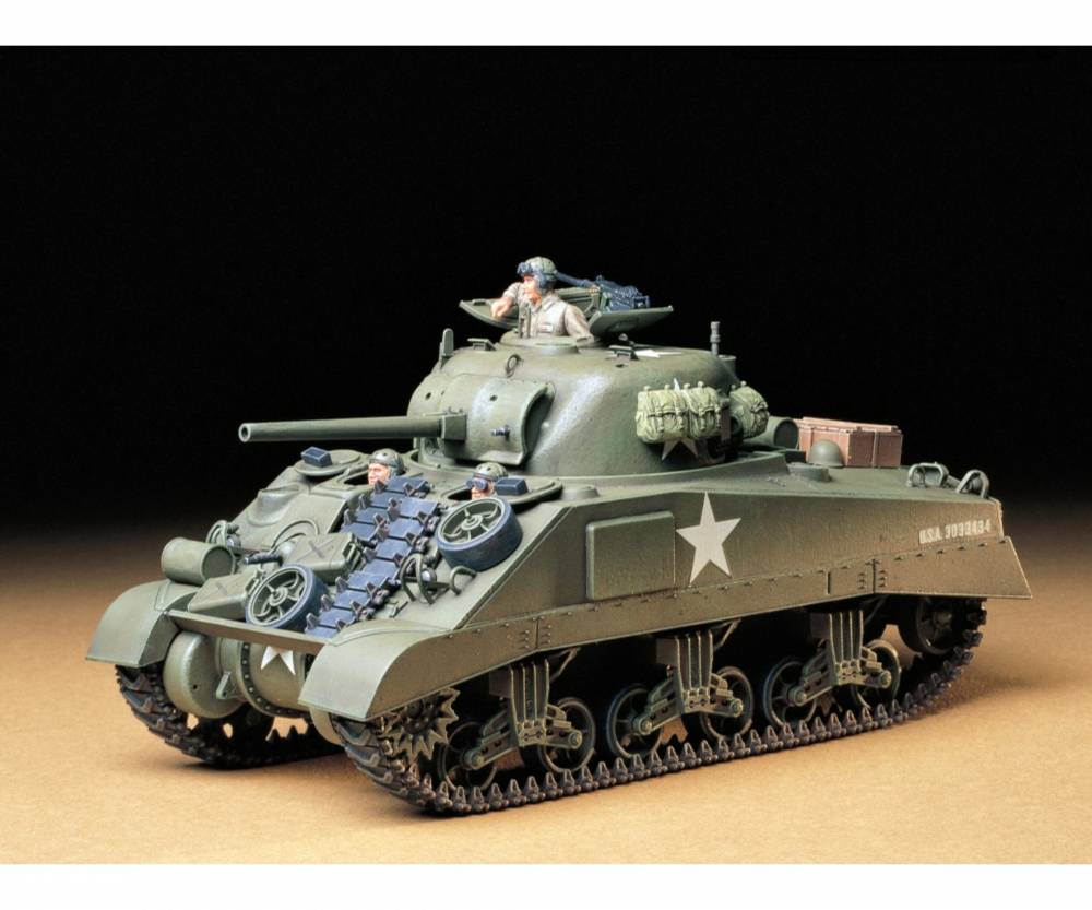 Modellbau Tamiya 300035190 1:35 US Mitl. Panzer M4 Sherman Früh.