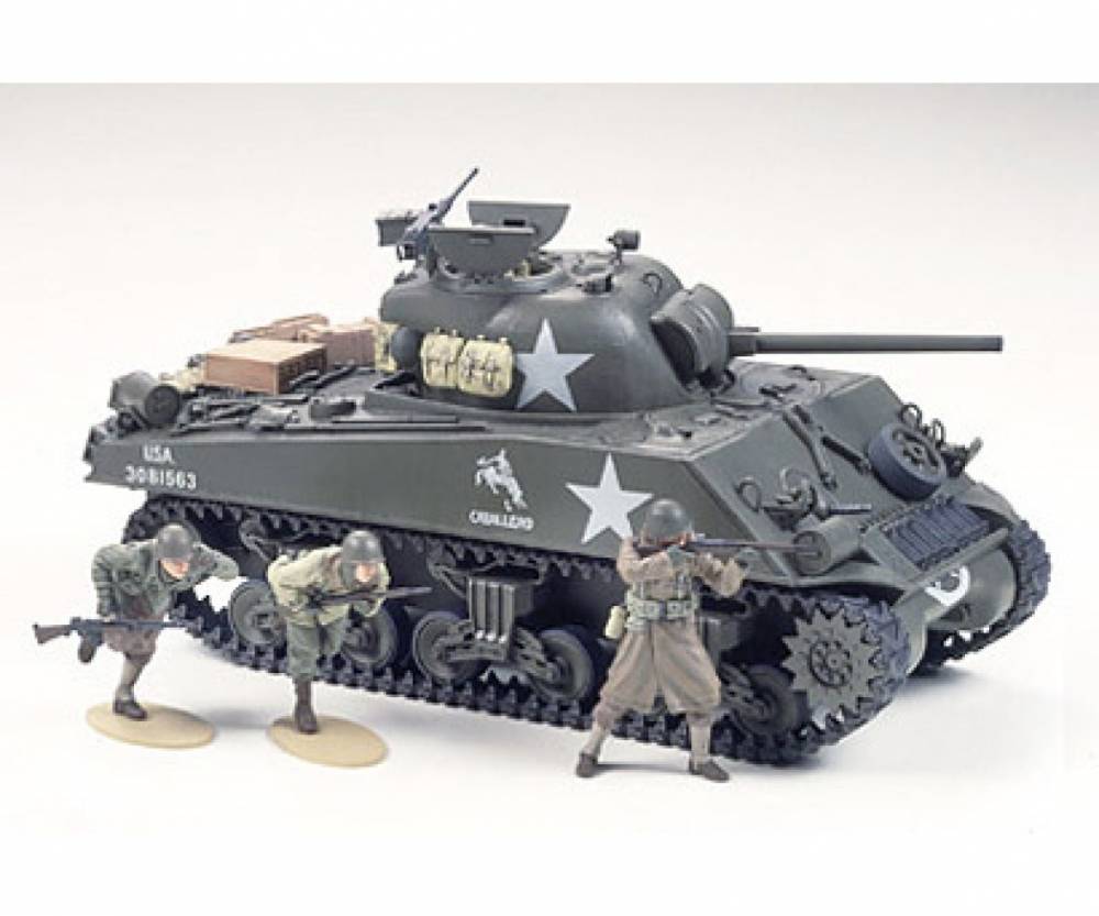 Modellbau Tamiya 300035250 1:35 US Sherman M4A3 75mm Späte (9)