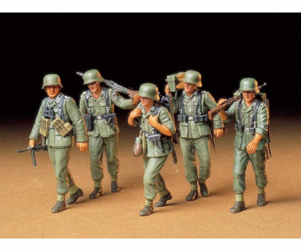 Tamiya 1:35 - Figuren Set MG-Trupp i. Manöver WWII Deutschland - 300035184