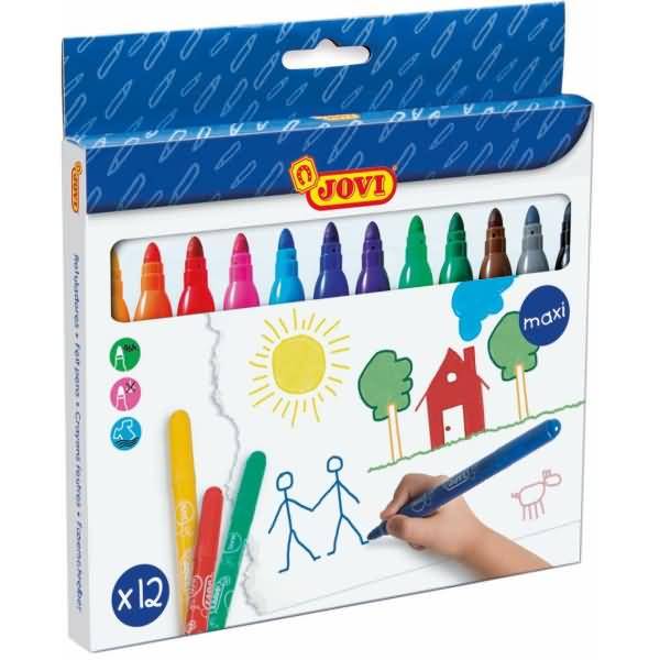 Fasermaler Maxi VE= 12 Farben