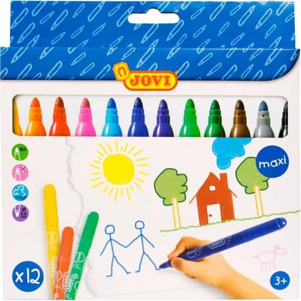 Fasermaler Maxi VE= 12 Farben