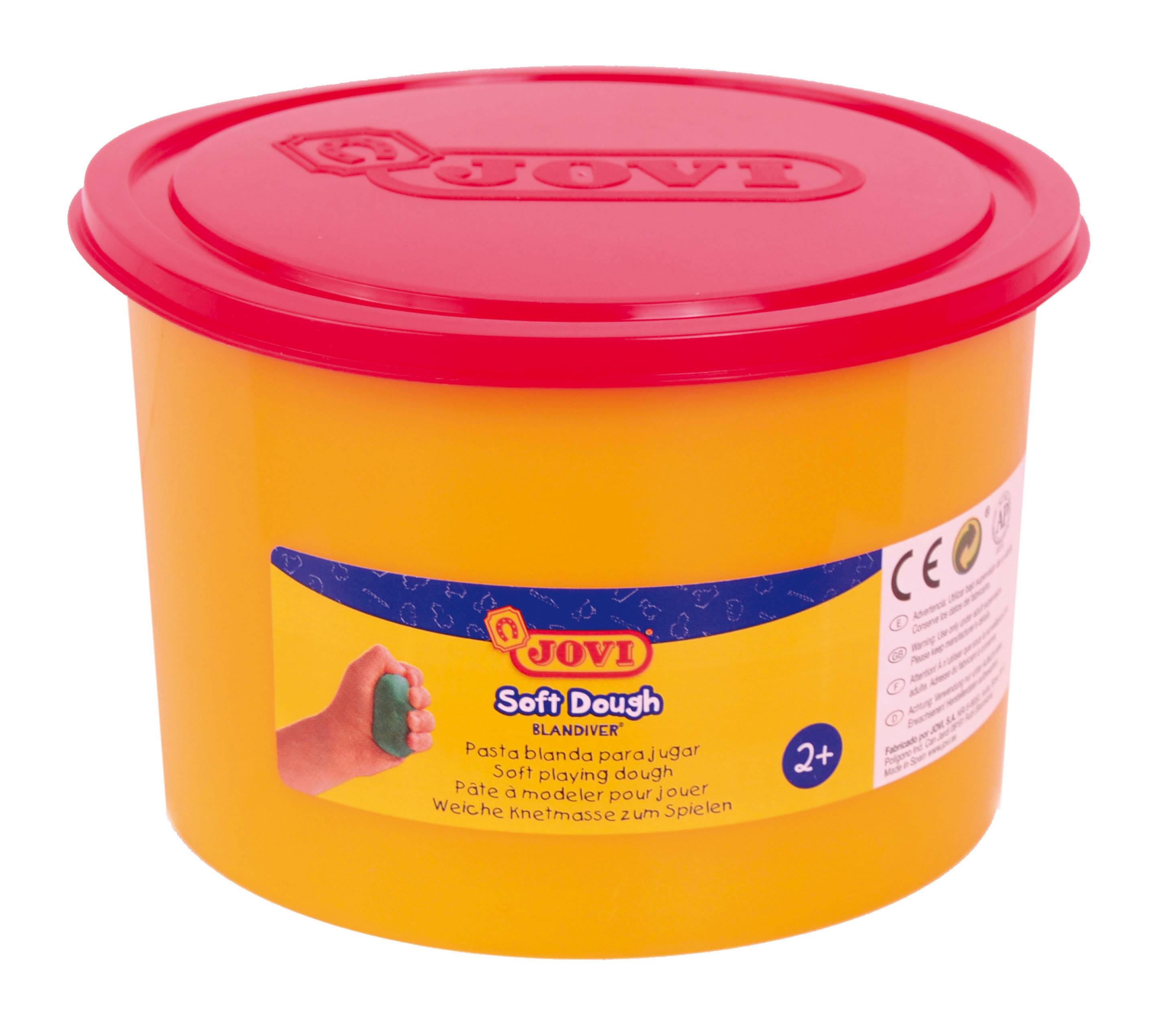 Wachsknete Knetmasse Jovi Soft Dough Blandiver rot, 460 g