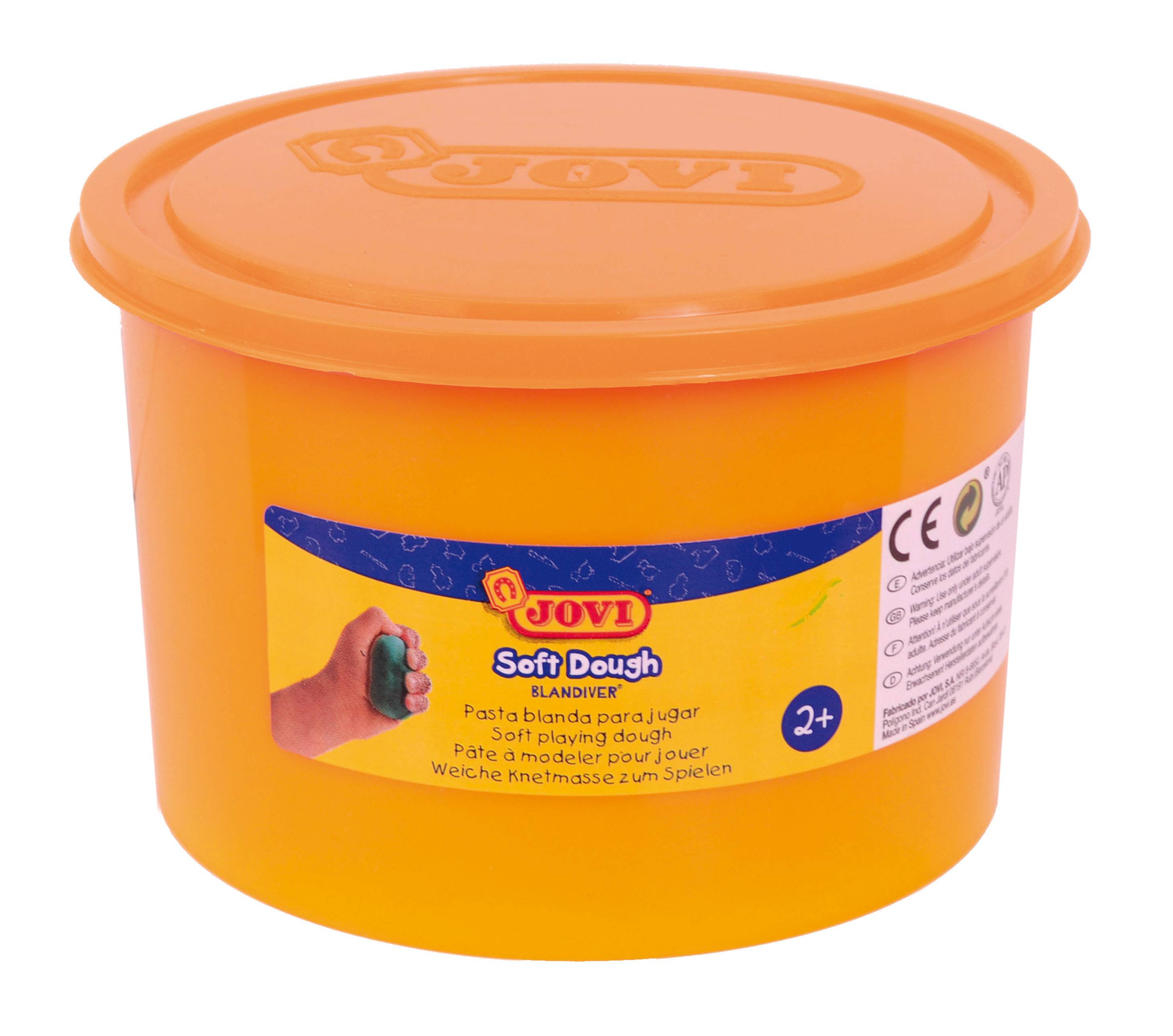 Wachsknete, Knetmasse Jovi Soft Dough Blandiver blau, 460 g Dose