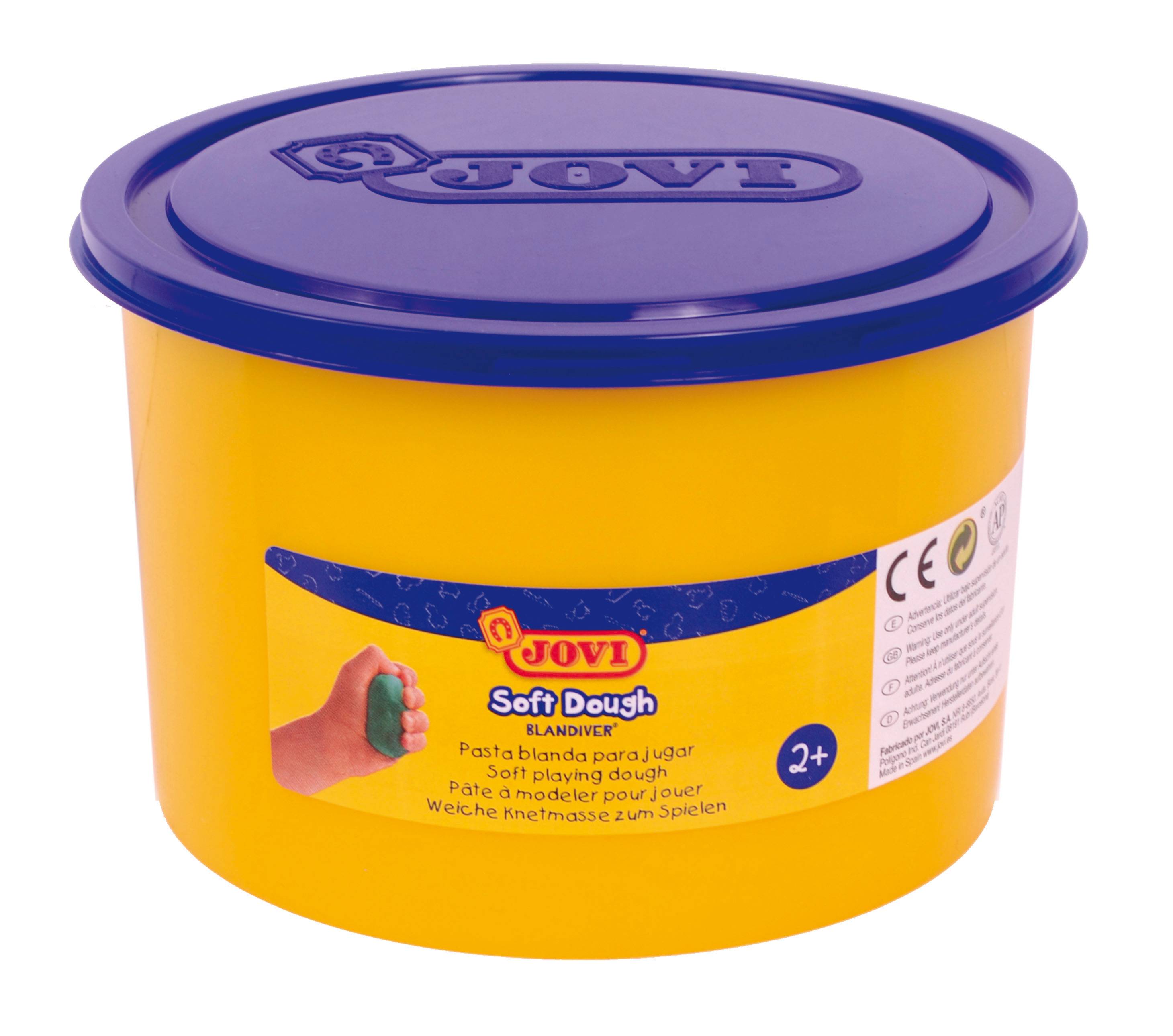 Wachsknete, Knetmasse Jovi Soft Dough Blandiver blau, 460 g Dose