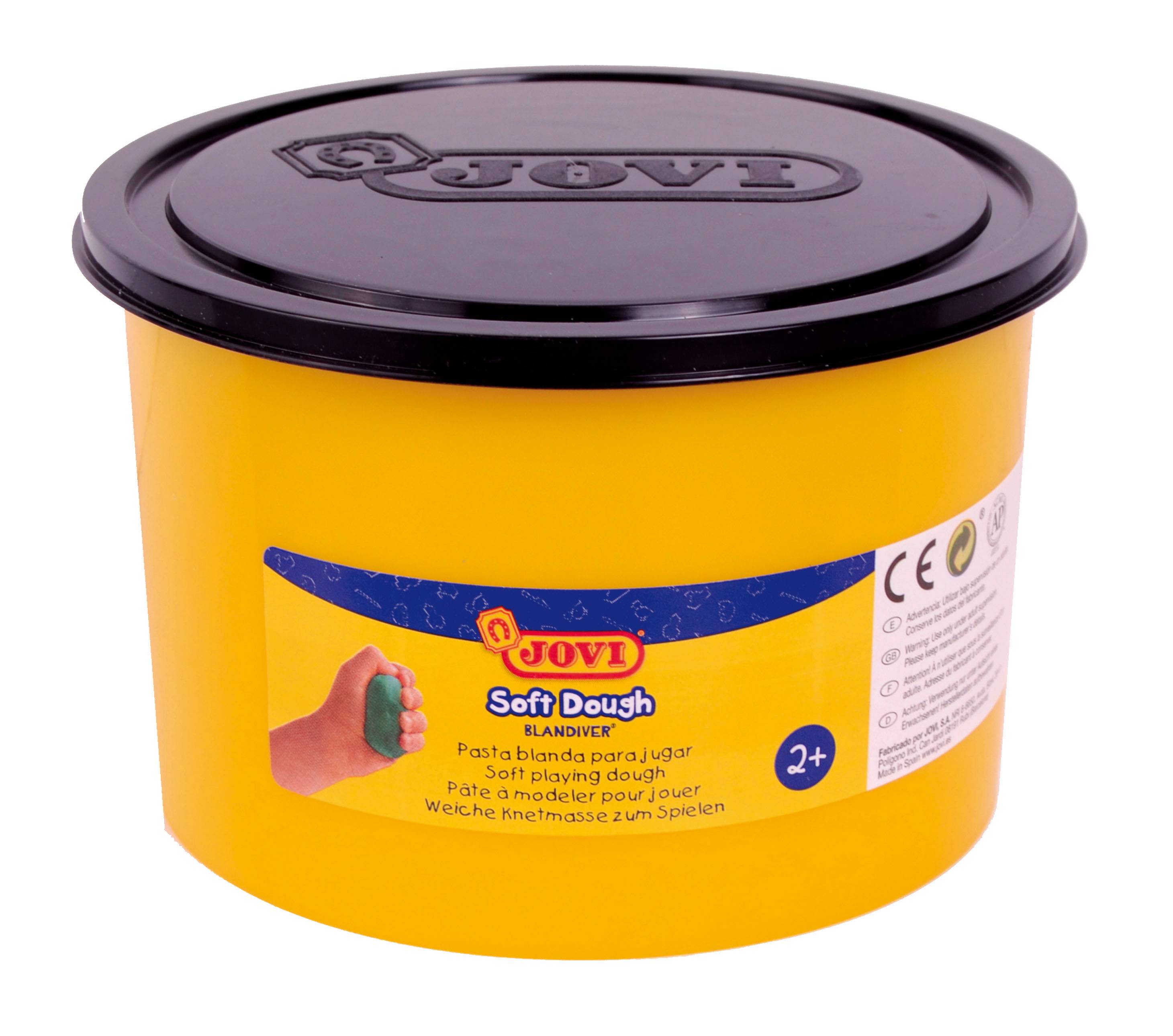 Wachsknete, Knetmasse Jovi Soft Dough Blandiver schwarz, 460 g Dose