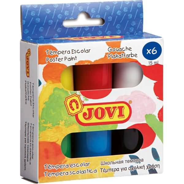 Plakatfarbe / Tempera Schuleset VE=6 Dosen a 15ml