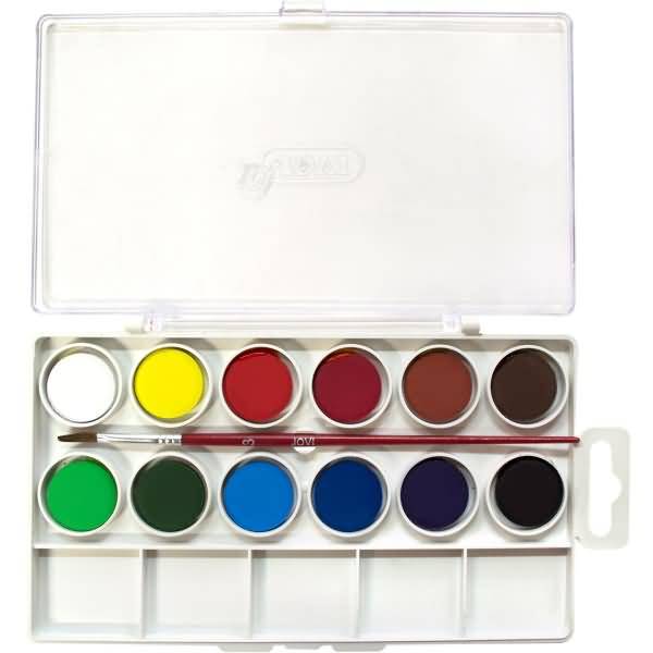 Wasserfarben 12 Farben