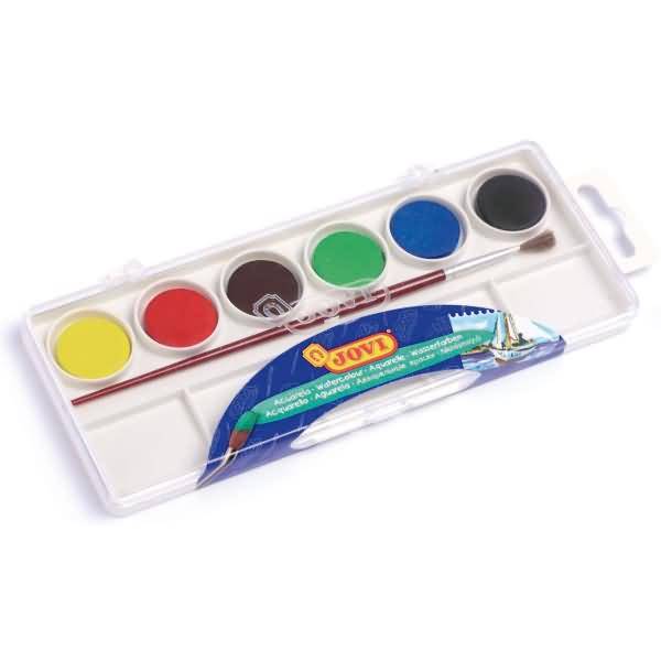 Aquarellfarbe VE=6x 22ml Farbkasten