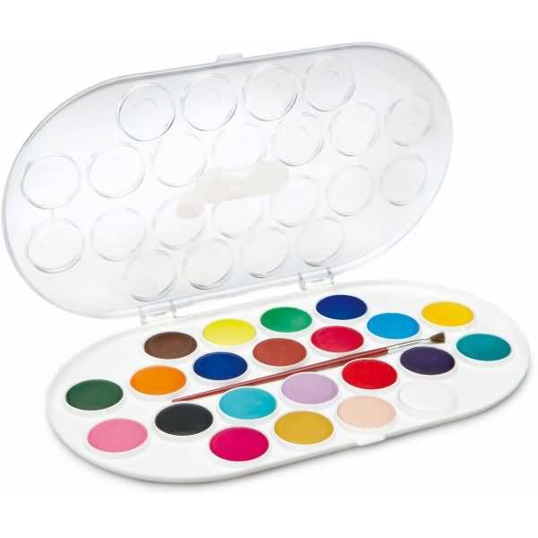 Aquarellfarbe VE=22x 30ml Farbkasten