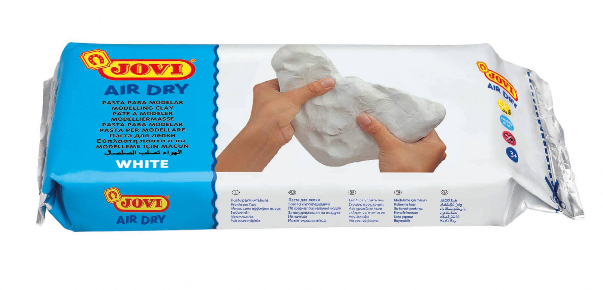 Jovi lufthärtende Modelliermasse weiß, 1 kg
