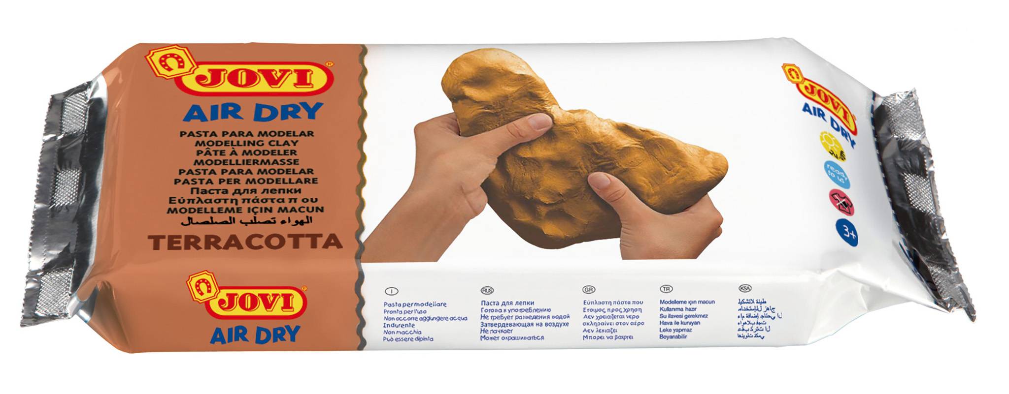 Jovi lufthärtende Modelliermasse terracotta, 500 g