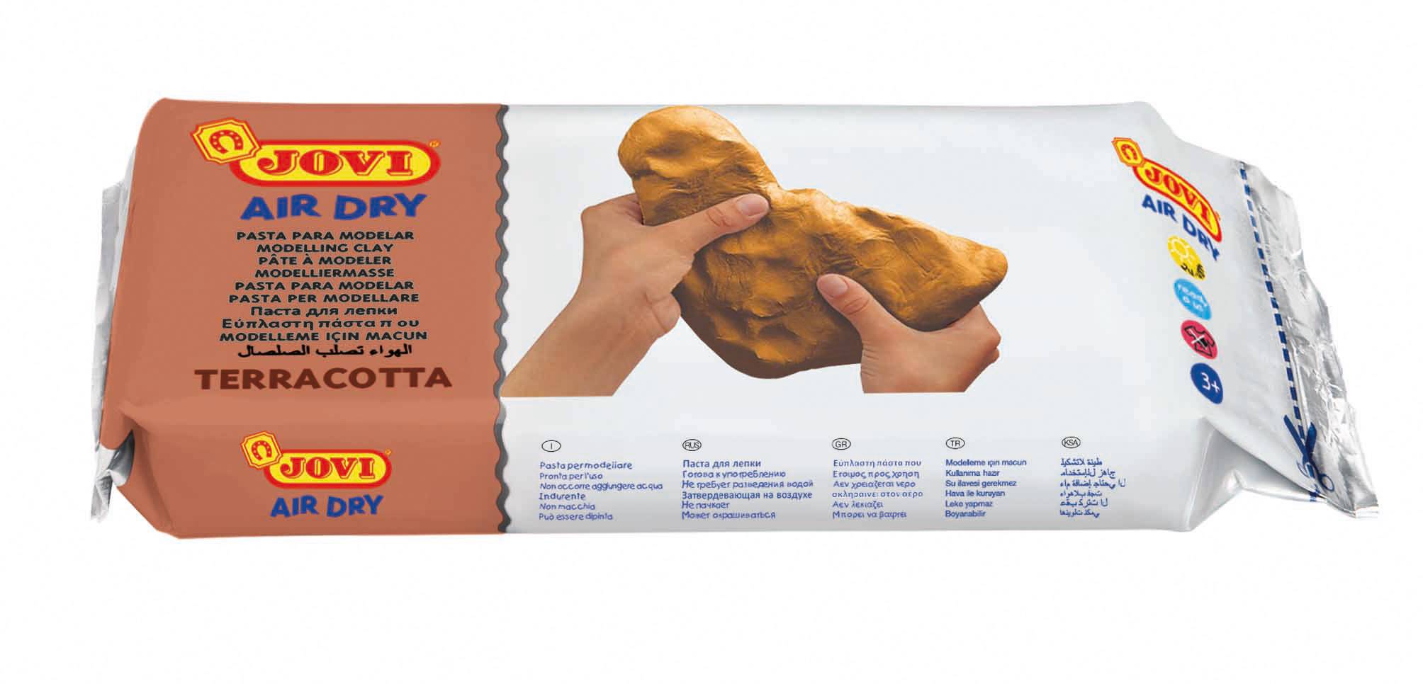 Jovi luftdichte Modelliermasse terracotta, 1 kg