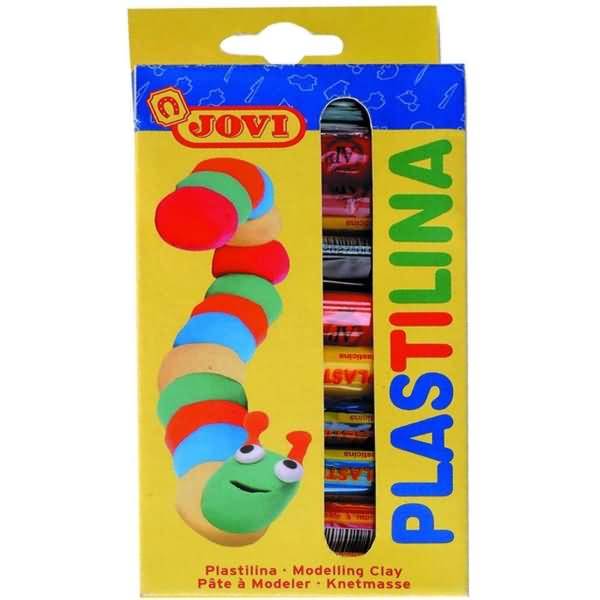 Plastilina Knete VE=10 Farben a 15g
