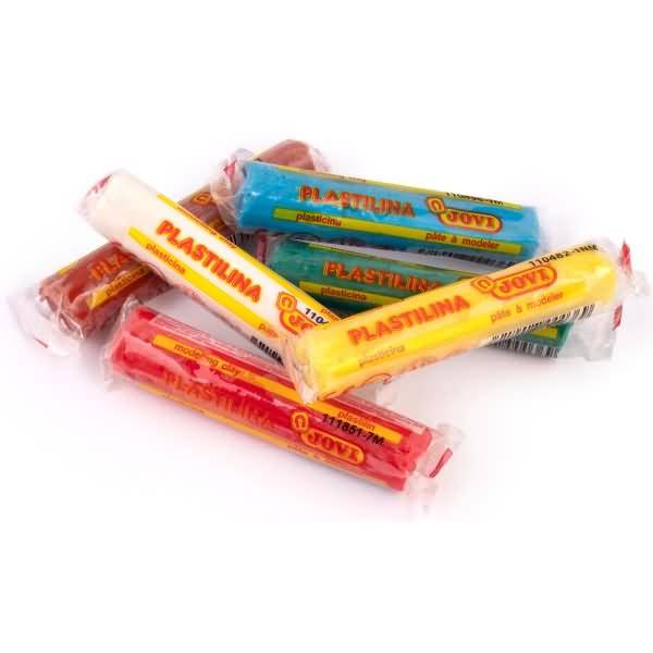 Plastilina Knete Schachtel VE=6 Farben a 15g