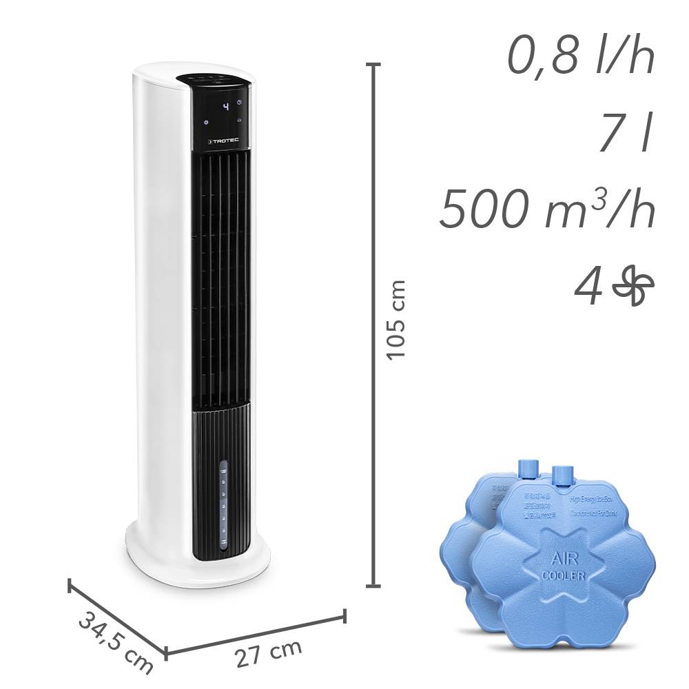 TROTEC Aircooler, Luftkühler, Luftbefeuchter PAE 30
