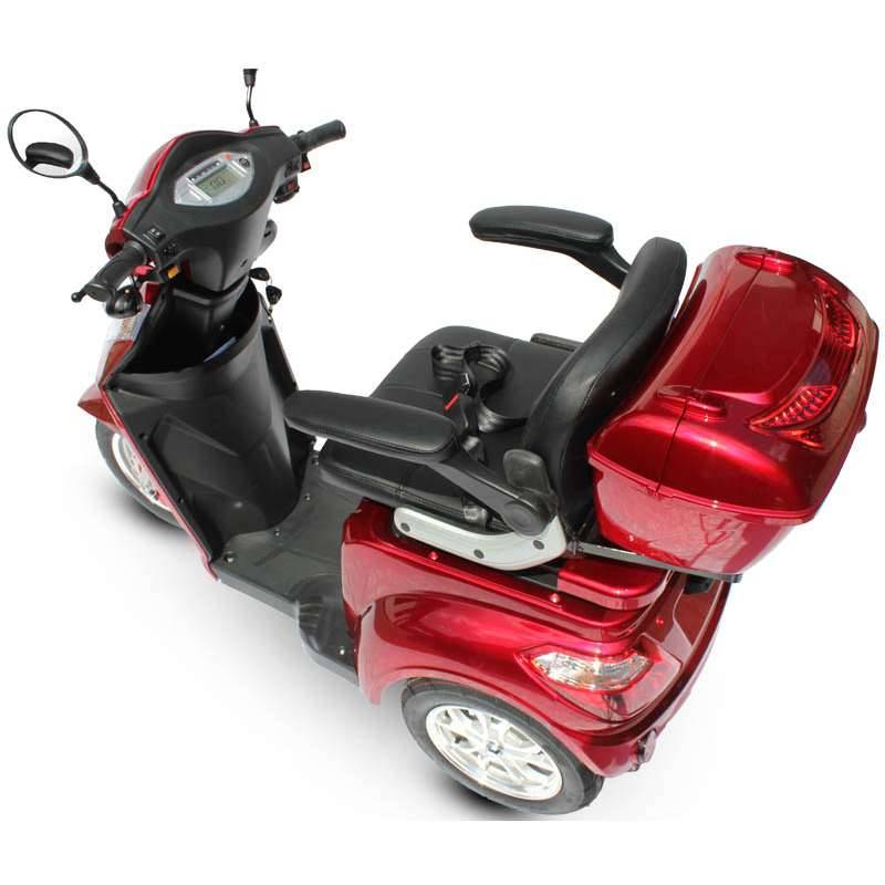 ECO ENGEL 501 Rot Elektro Dreirad mit 30 Ah Li-Io Akku, 25 km/h HERAUSNEHMBAR Seniorenmobil