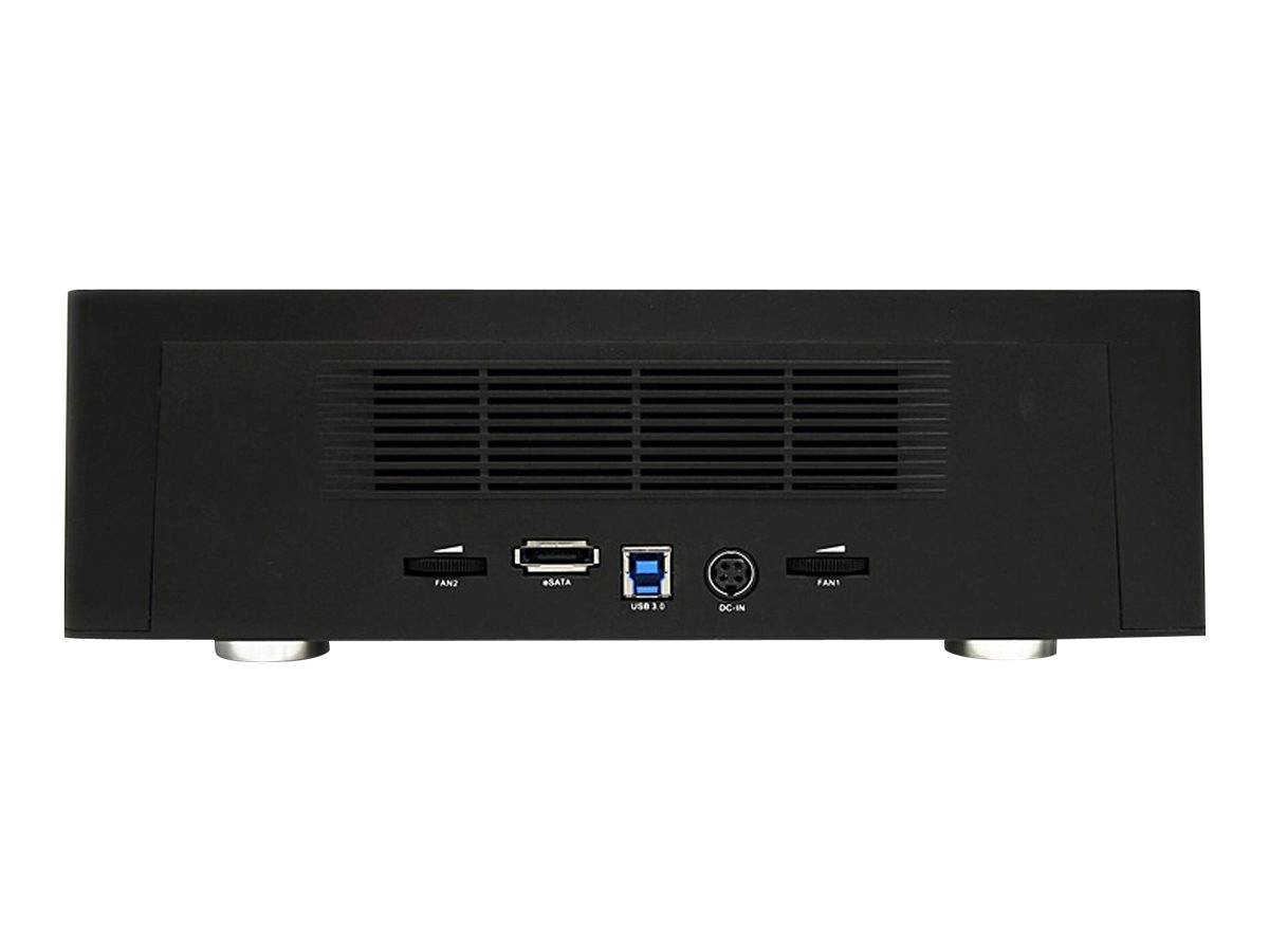 StarTech.com 4 Bay Festplatten Kopierstation USB 3.0 / eSATA auf SATA - HDD 1:3 Duplikator - Standalone Festplattenklone