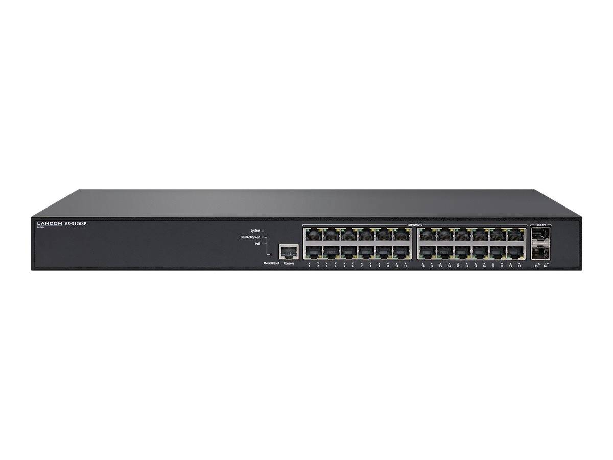 LANCOM GS-3126XP - Switch - L3 Lite - managed - 24 x 10/100/1000 (PoE+)