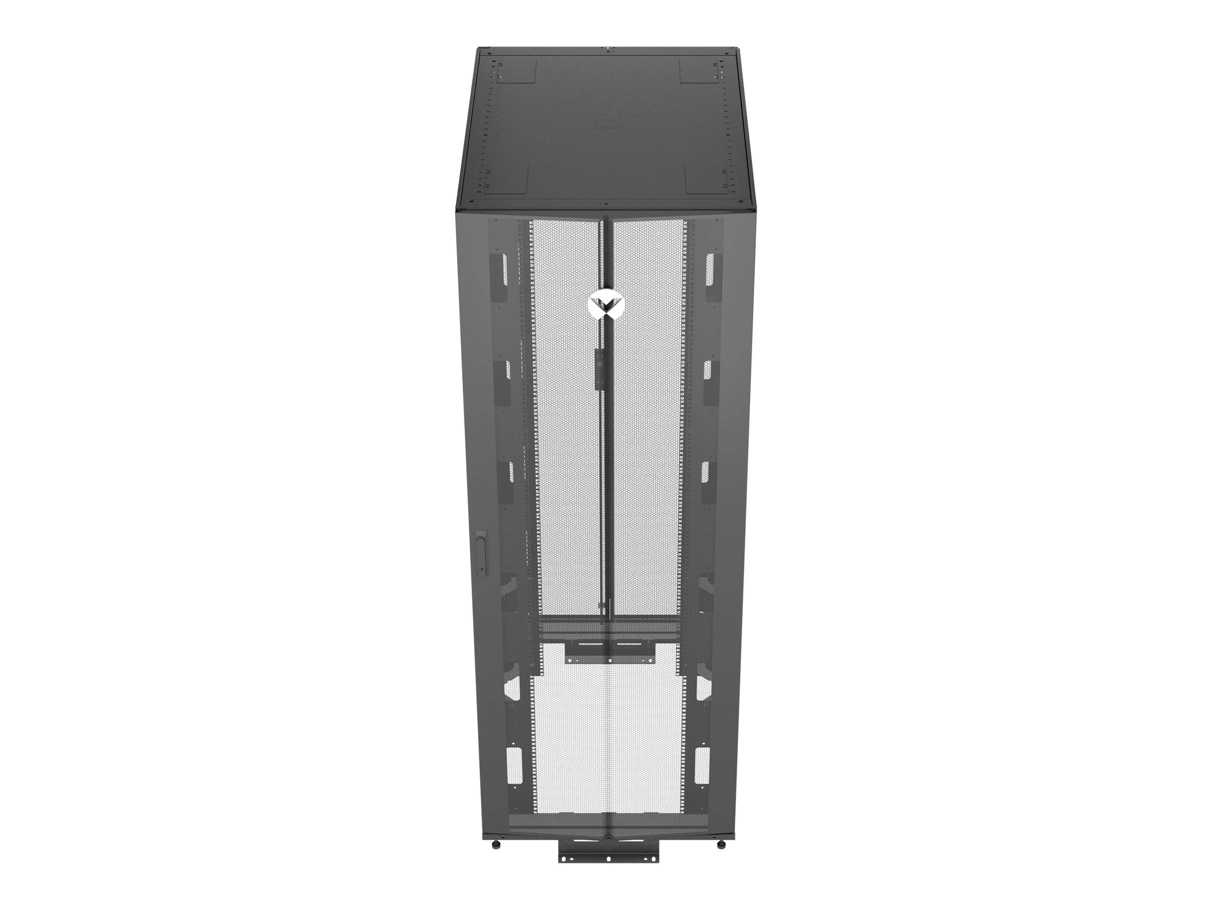 Vertiv VR - Schrank Netzwerkschrank - Schwarz, RAL 7021 - 48U - 48.3 cm (19")