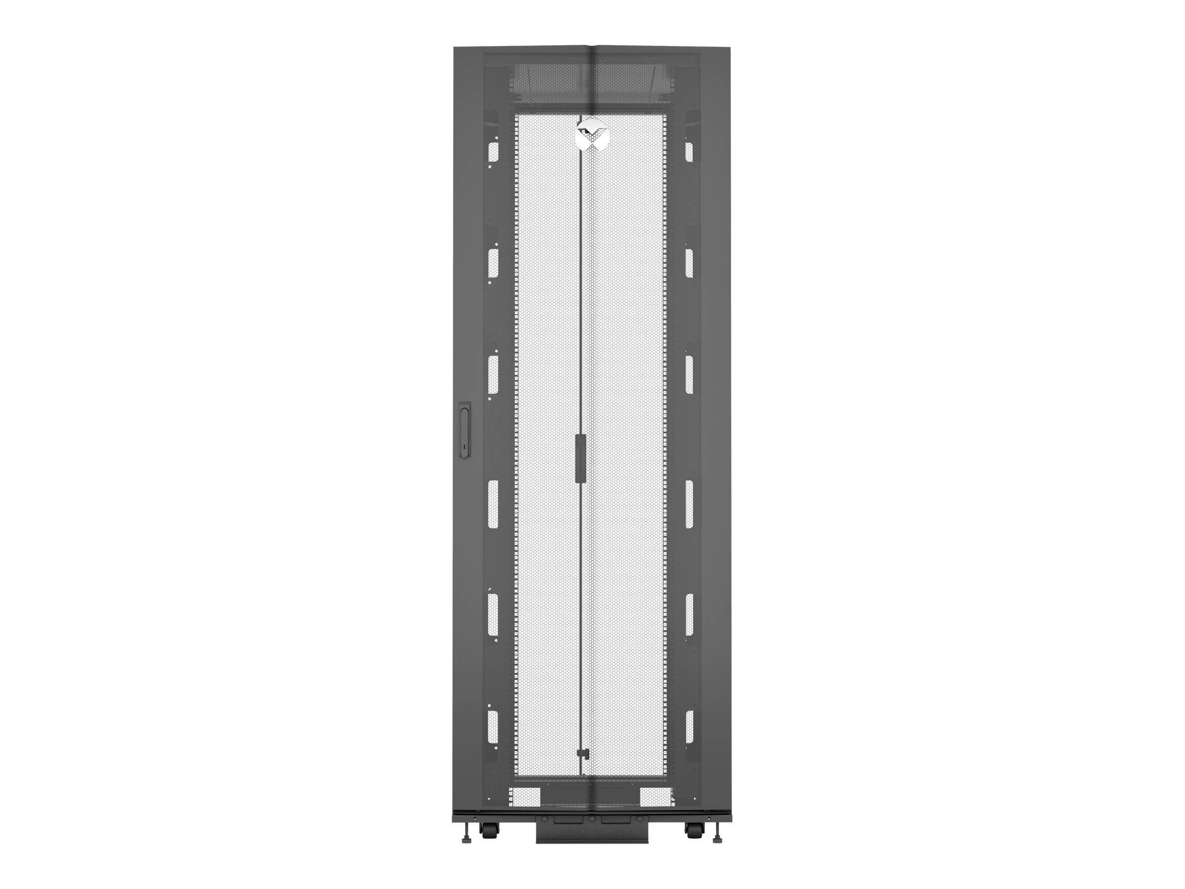 Vertiv VR - Schrank Netzwerkschrank - Schwarz, RAL 7021 - 48U - 48.3 cm (19")