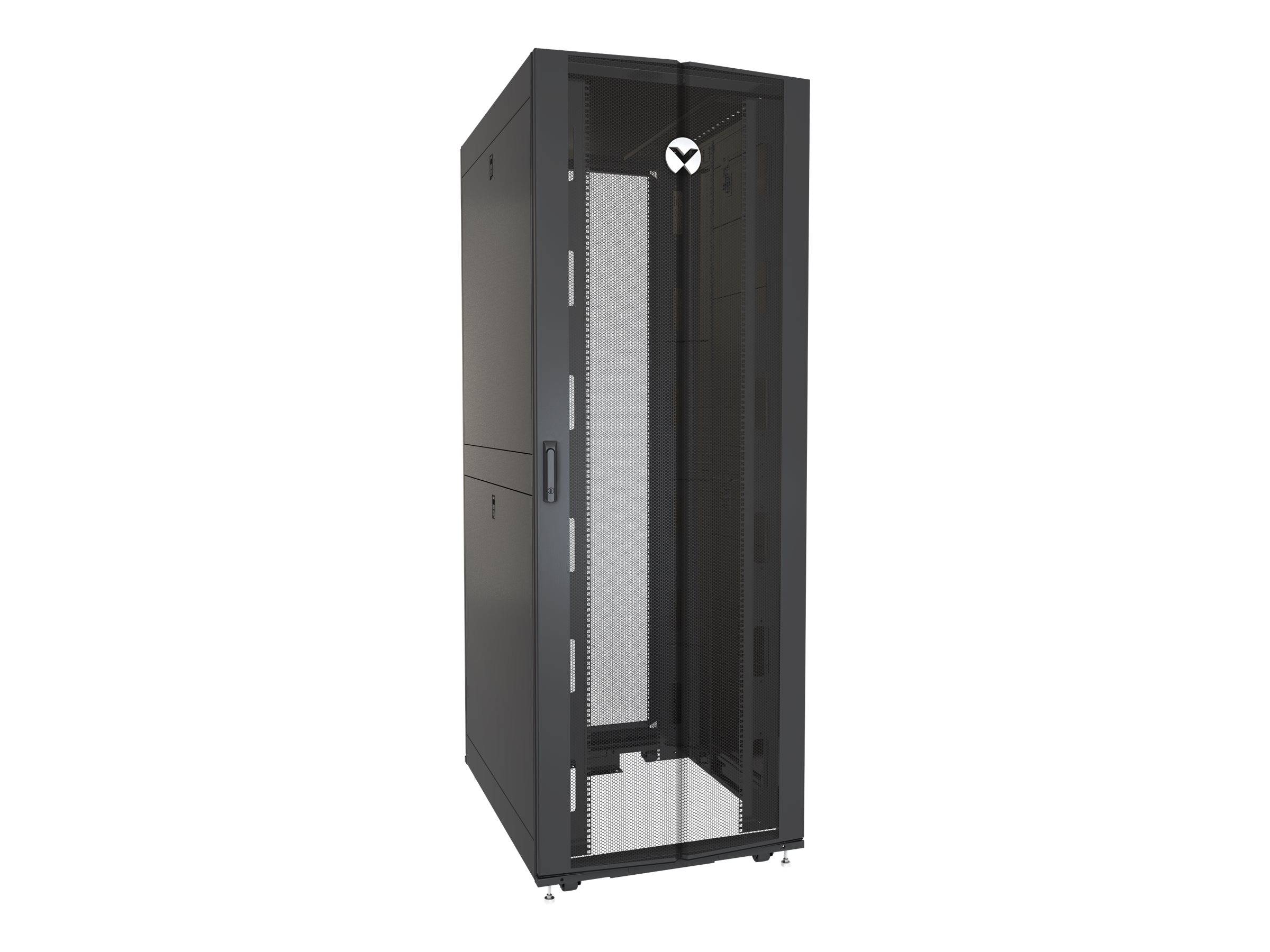 Vertiv VR - Schrank Netzwerkschrank - Schwarz, RAL 7021 - 48U - 48.3 cm (19")