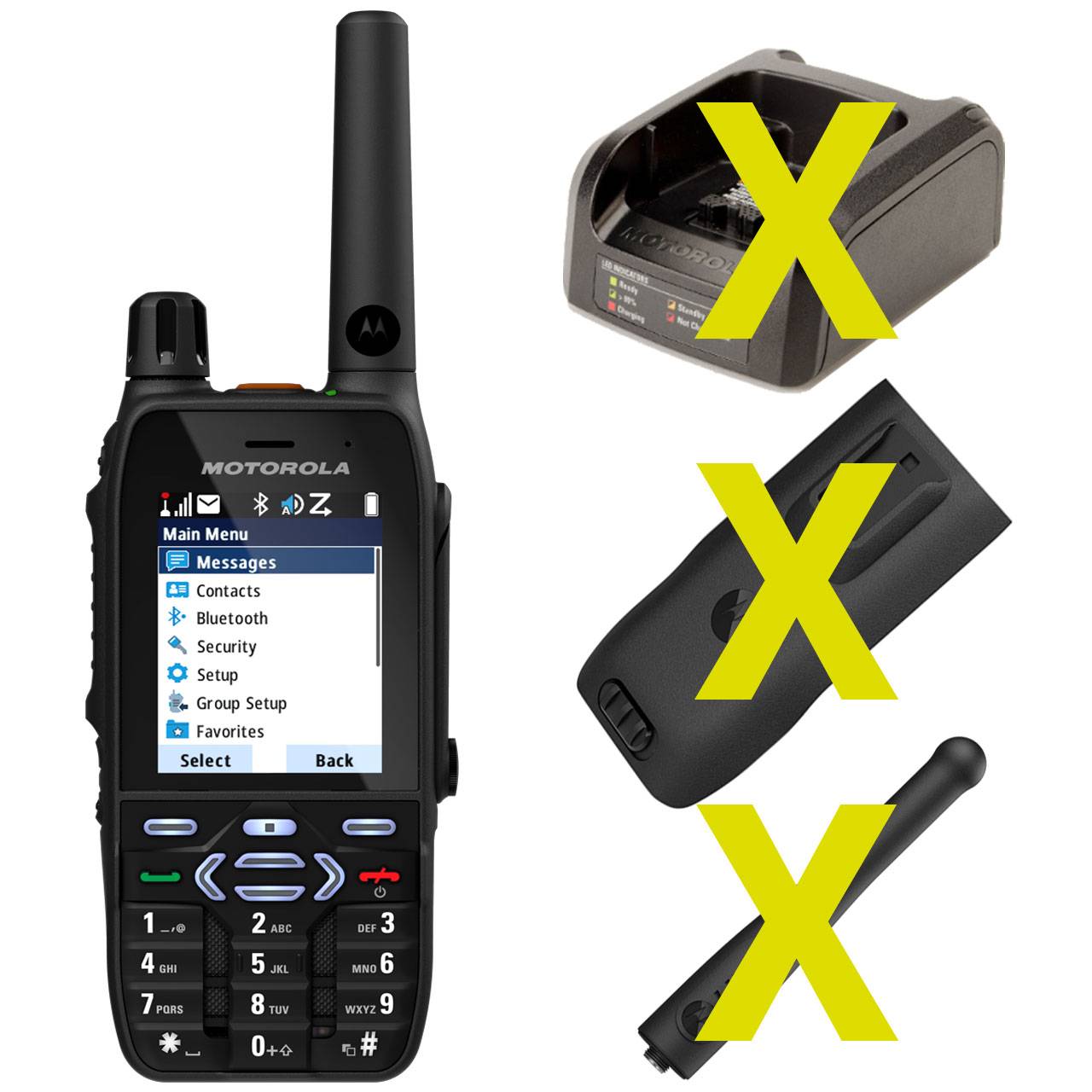 Motorola MXP600 TETRA Industrie Handfunkgerät ohne Zubehör PRIMARY MDH77PCN6TZ5AN PTW952HEB