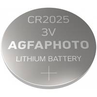 AgfaPhoto Batterie Knopfzelle CR2025 3.0V Lithium 1St.