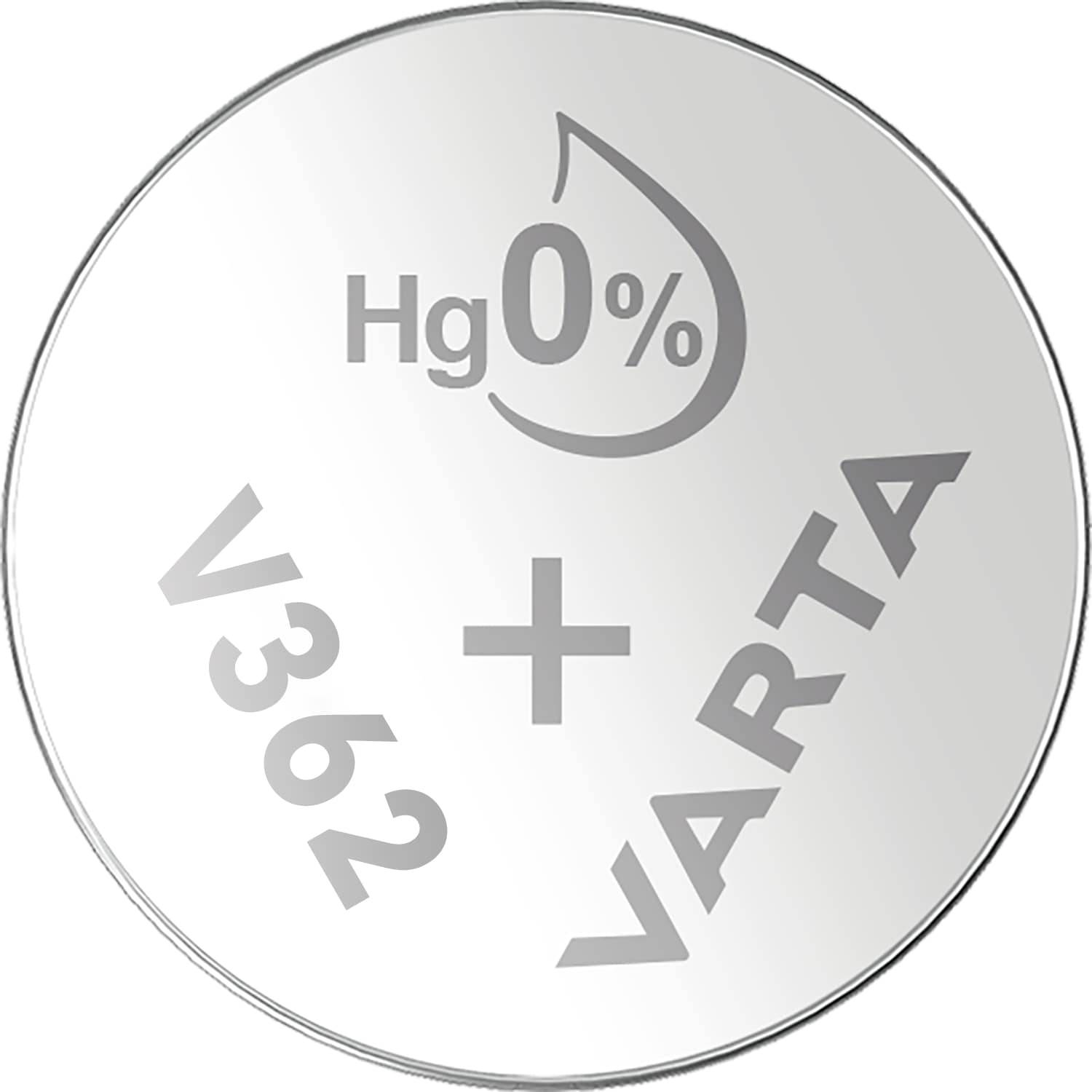 VARTA Knopfzelle Silver Oxide, 362 SR58, 1.55V, 10 Stück
