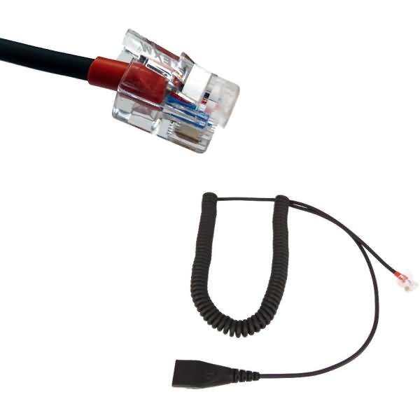Headset-Anschlusskabel RJ geeignet für Yealink/Snom/Grandstream