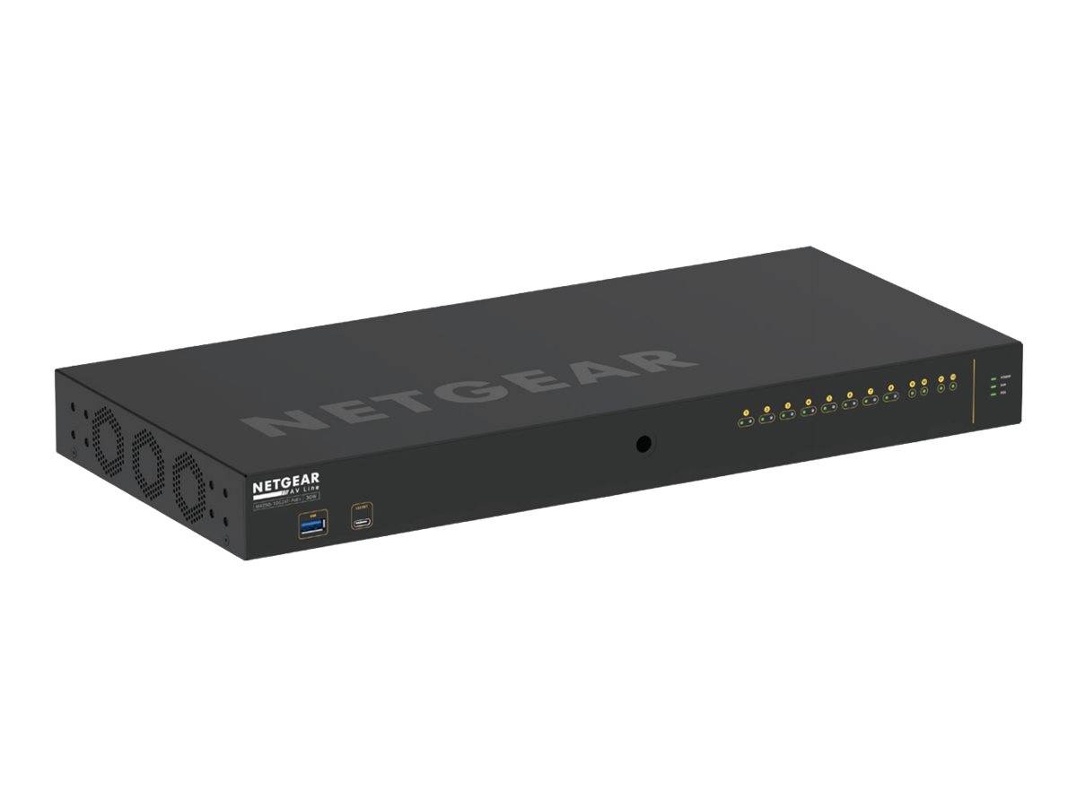 Netgear AV Line M4250-10G2XF-PoE+ - Switch - L3 - managed - 10 x 10/100/1000 (8