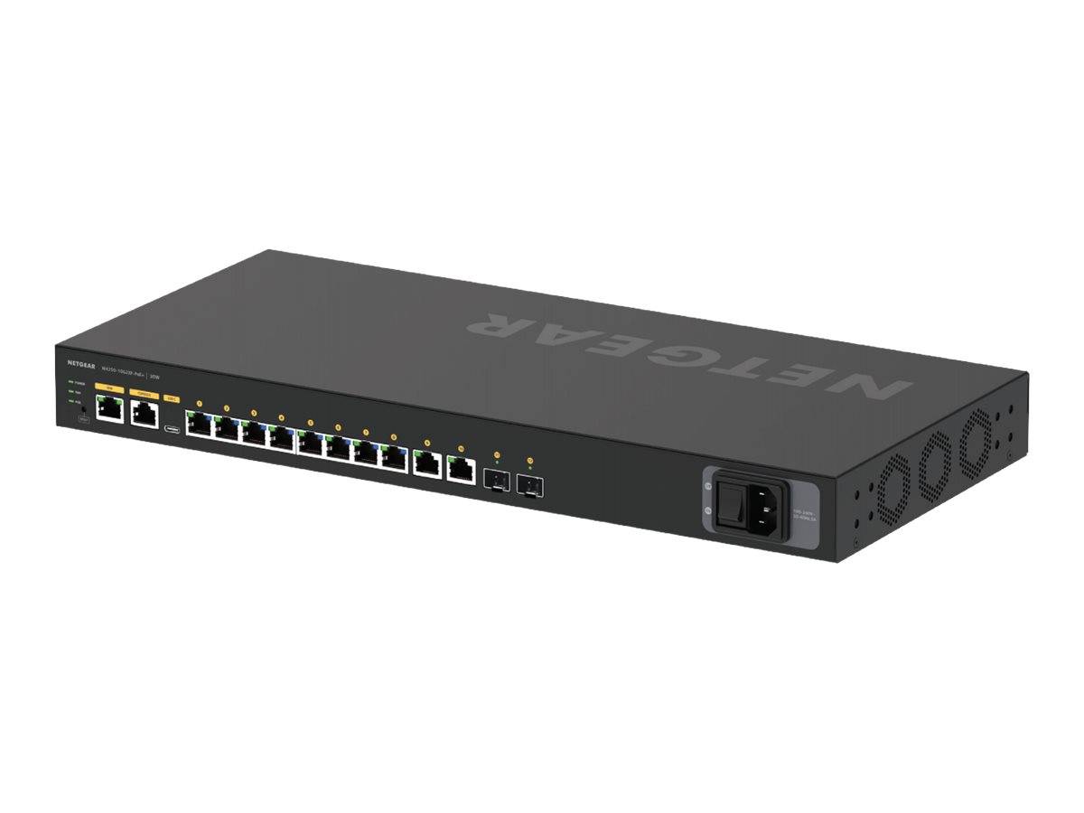 Netgear AV Line M4250-10G2XF-PoE+ - Switch - L3 - managed - 10 x 10/100/1000 (8