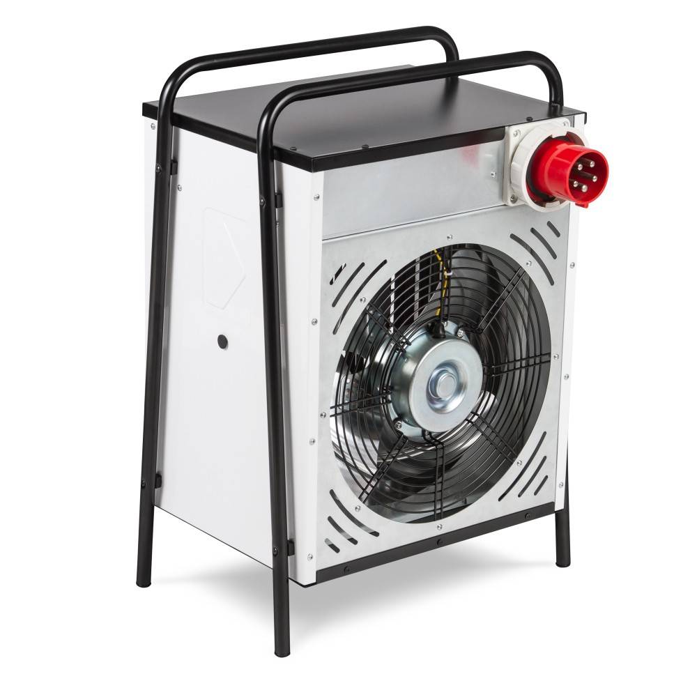 TROTEC Elektroheizer TDS 120 mit 30 kW Heizlüfter Heizgerät Bauheizer mit integriertem Thermostat
