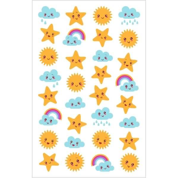 Schmucketikett Kids Motiv 3 selbstklebend rechteckig Himmel VE=3 Blatt