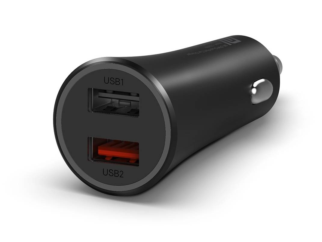 Xiaomi Mi - Auto-Netzteil - 37 Watt - 3 A - Fast Charge - 2 Ausgabeanschlussstellen (2 x USB)
