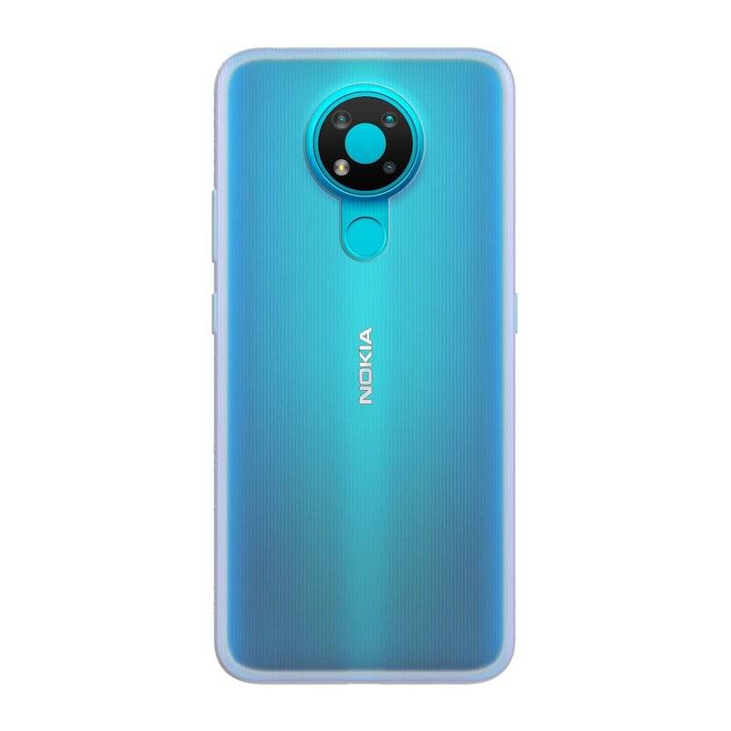 cofi1453® Silikon Hülle Basic kompatibel mit NOKIA 3.4 Case TPU Soft Handy Cover Schutz Transparent