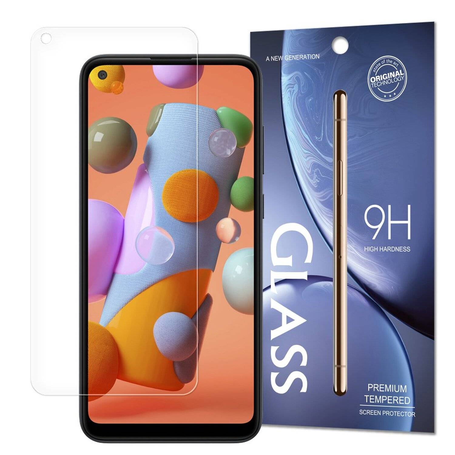3X Schutz Schutz Glas 9H Tempered Glass Display Schutz Folie Display Glas Screen Protector SAMSUNG GALAXY M11 (M115F)
