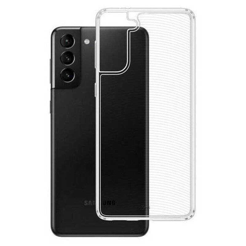Silikon Hülle Basic für Samsung Galaxy S21 Plus (G996F) Case TPU Soft Handy Cover Schutz Transparent