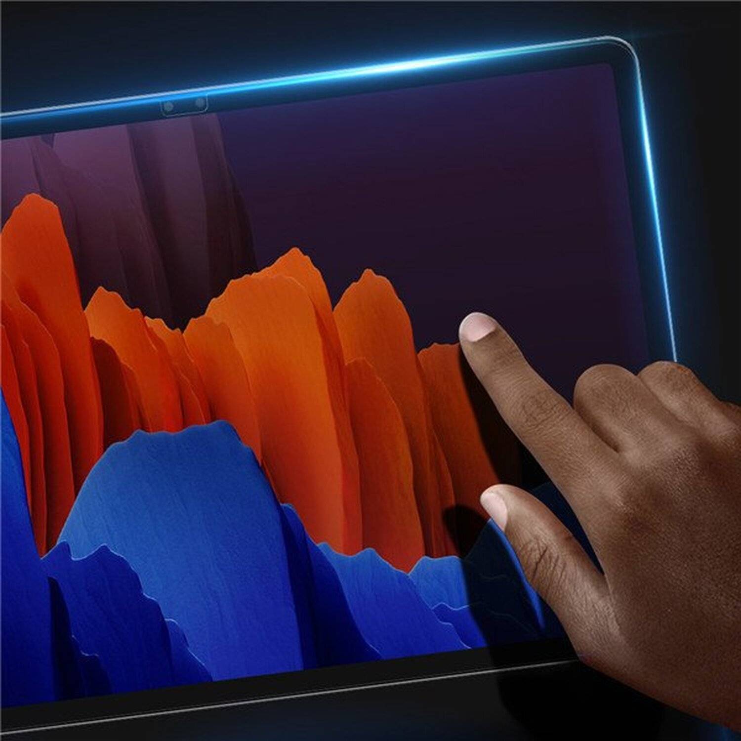 cofi1453 Schutz Glas Schutz Display Folie kompatibel mit SAMSUNG TAB S7+ 12.4" Tablet Tempered Glass 9H