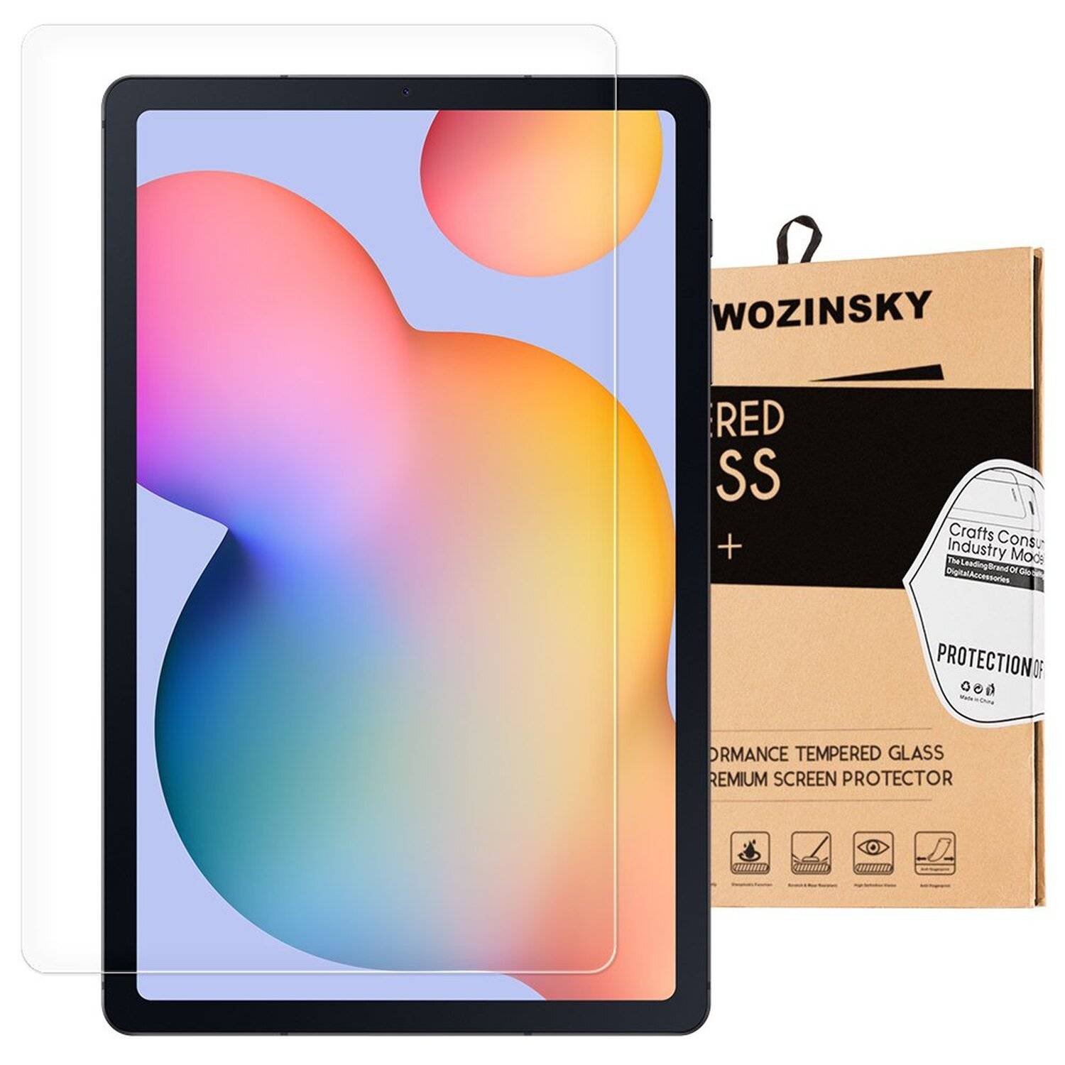 cofi1453 Schutz Glas Schutz Display Folie kompatibel mit SAMSUNG TAB A7 10.4" Tablet Tempered Glass 9H