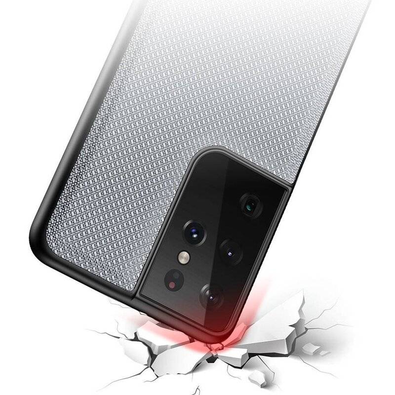 Dux Ducis Fino Back Cover Case Hülle Schutz Handyhülle kompatibel mit Samsung Galaxy S21 (G991F) Kristallblau